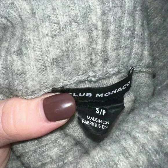 CLUB MONACO Cashmere Turtleneck Dress SMALL - Picture 3 of 13